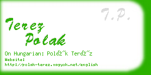 terez polak business card